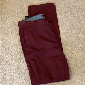 Men’s Maroon Chinos 33/32